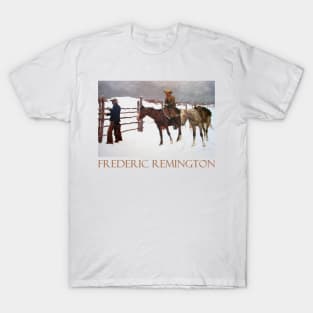 The Fall of the Cowboy (1895) by Frederic Remington T-Shirt